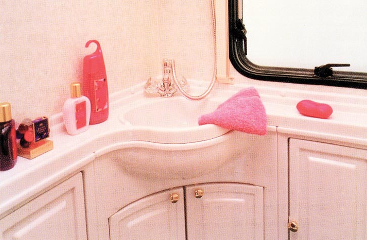 A well-equipped washroom