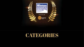 The categories at the Practical Motorhome Awards 2023, held in association with Auto Finance