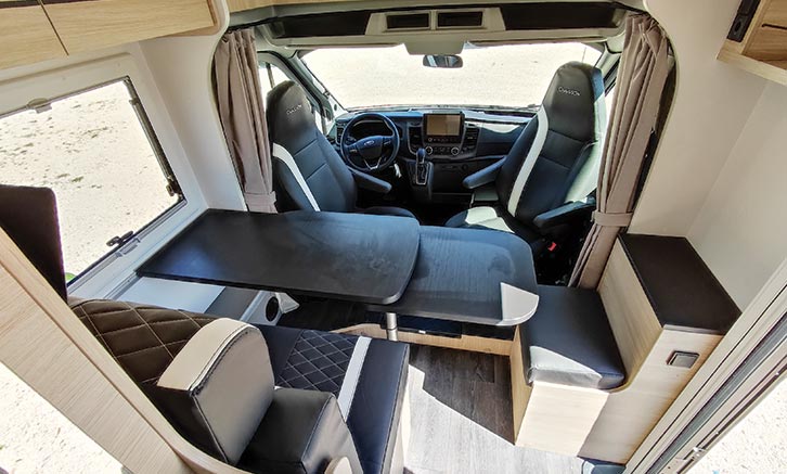 The interior of the Chausson Sportline S514
