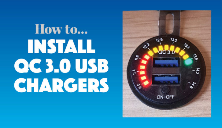 How to install QC 3.0 USB fast chargers