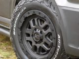 Off-road tyres on a motorhome