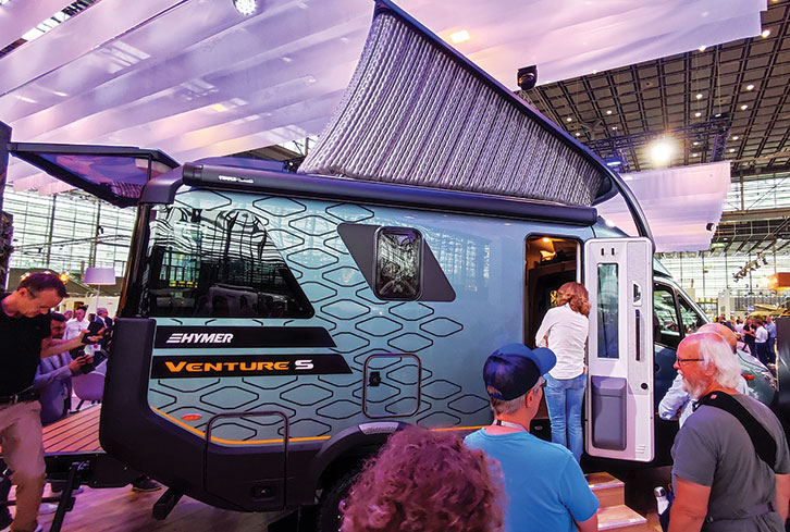 The Hymer Venture S on display in Dusseldorf