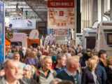 Visitors in Hall 11 of the NEC Show