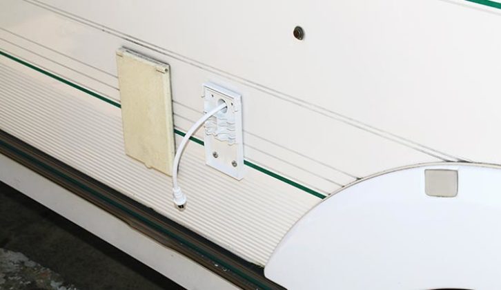 Fitting the external socket