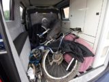 Bikes in motorhome garage