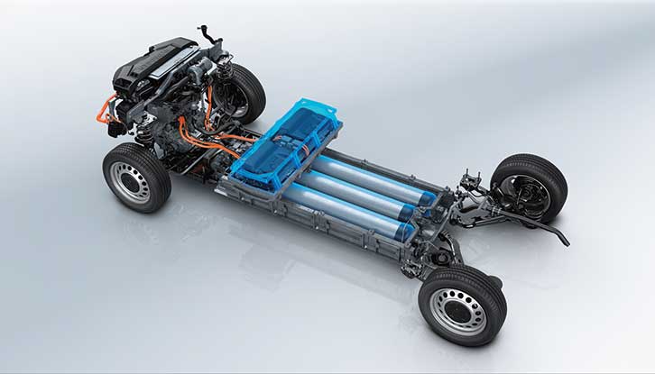 Stored hydrogen fuel cells