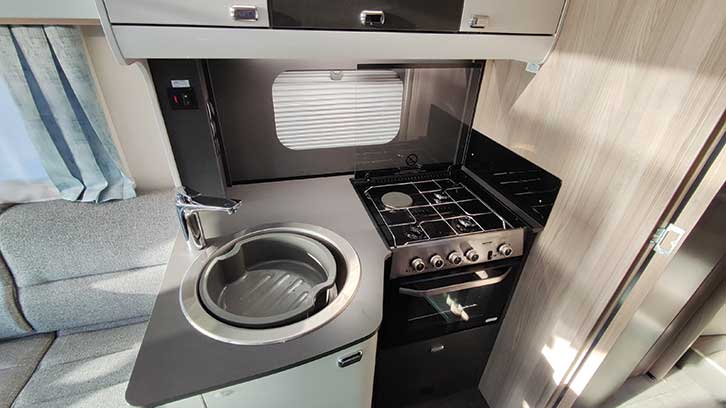 Sink and cooker in Swift Voyager 584