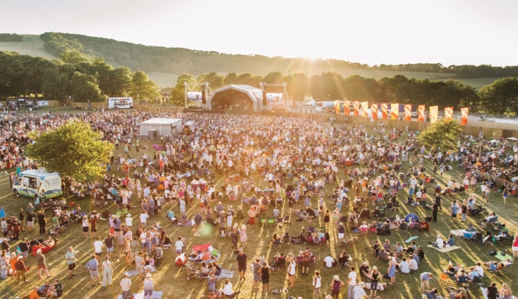 Crowd at a festival