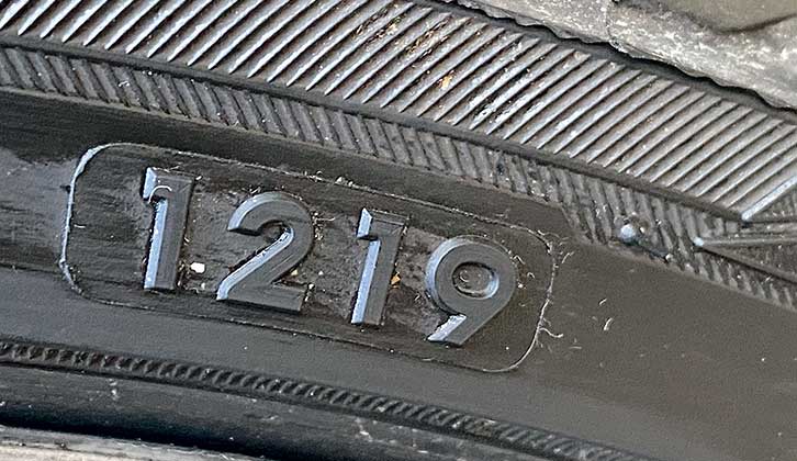 Tyre date of 12 19