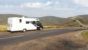 Motorhome parked up