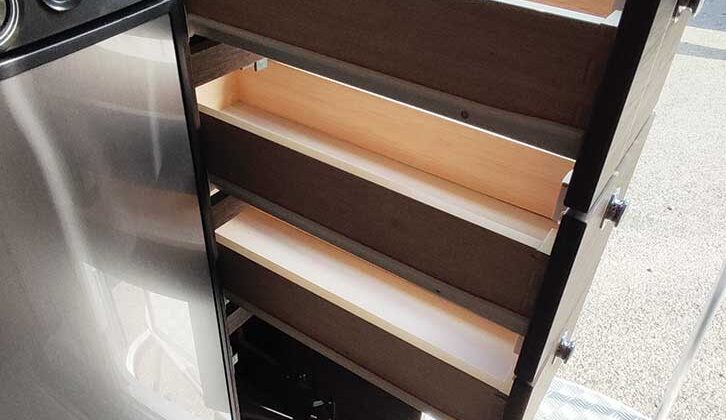 Drawers and pan locker