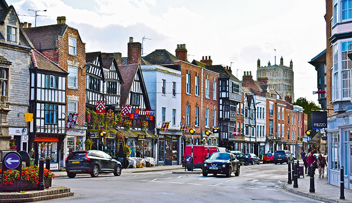 Tewkesbury town centre