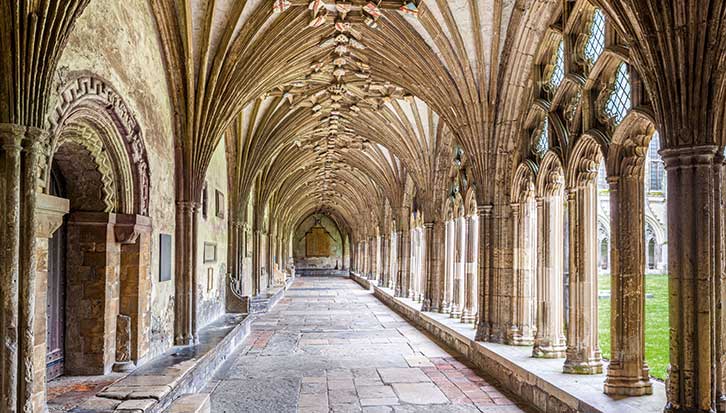 Canterbury Cathedral’s cloisters