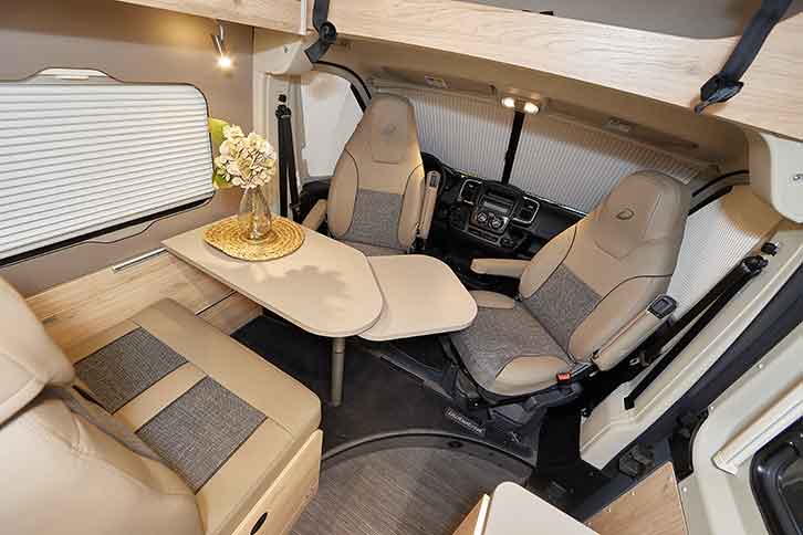 Inside Dethleffs Globetrail 540 DR