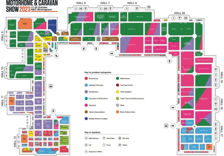 Map of October NEC Show