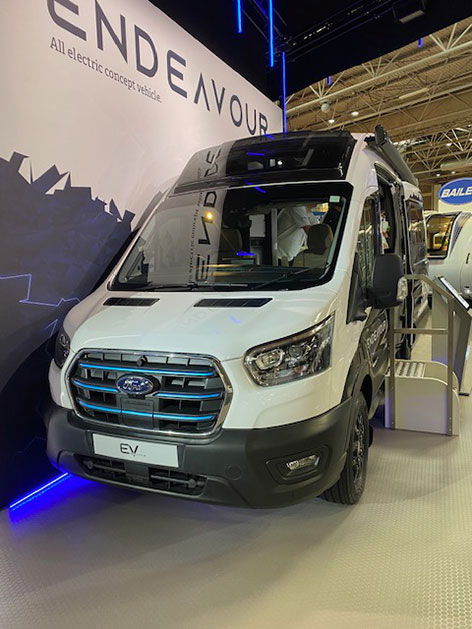 The new Bailey Endeavour is revealed at the NEC – along with its EV counterpart