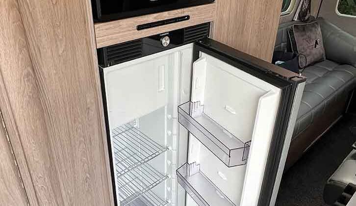 157-litre Dometic Series-10 two-way opening fridge