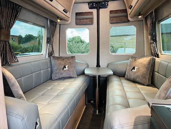Rear lounge in the M-Star