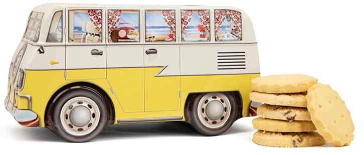 Camper Van Biscuit Tin