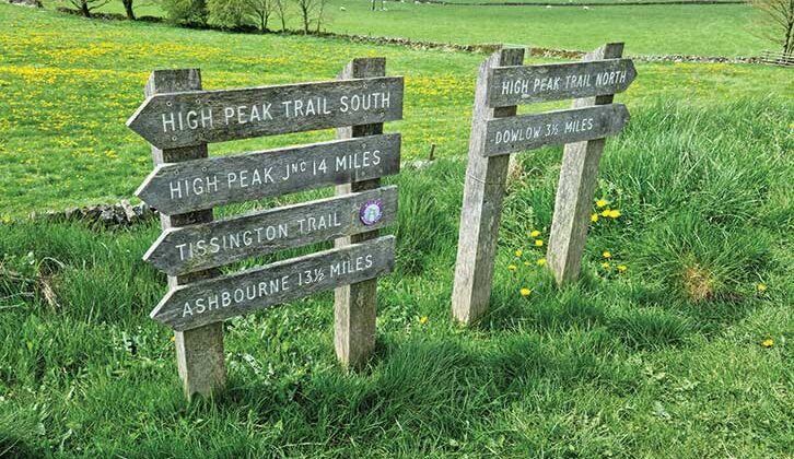 Trail signposts