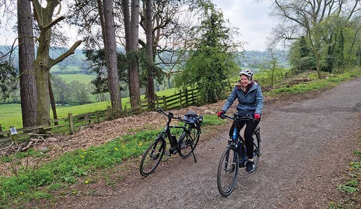 Helen on ebike