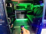Remote changing lighting to green