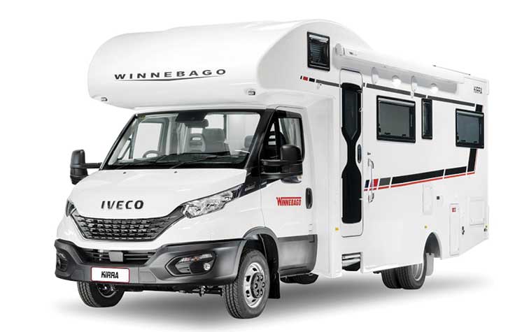 Iveco Daily underpinned Luton overcab coachbuil