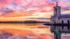 Skies over Rutland Water