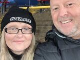 Mike and Zoe at Odsal Stadium