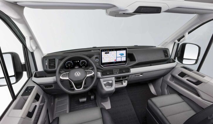 Digital cockpit in VW Crafter