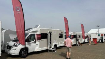 Elddis motorhomes at the Great Holiday Home Show