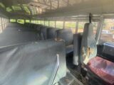 Interior of bus before conversion