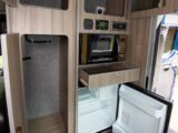 Cupboards in a van conversion