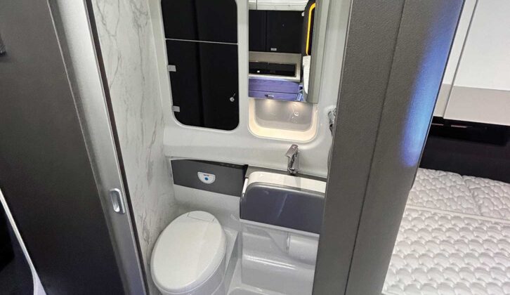 Washroom in the centre of the Trekker