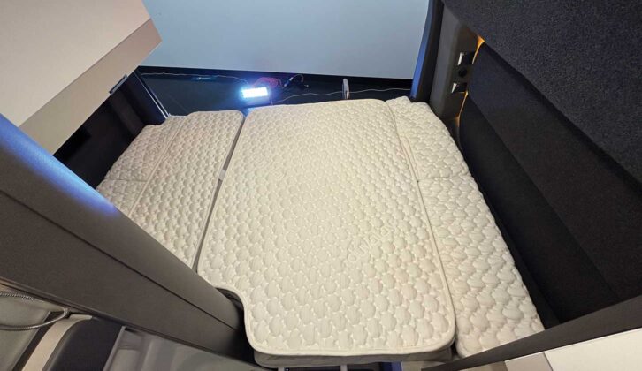 Trekker X comes with a sizeable double bed