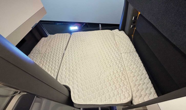 Trekker X comes with a sizeable double bed