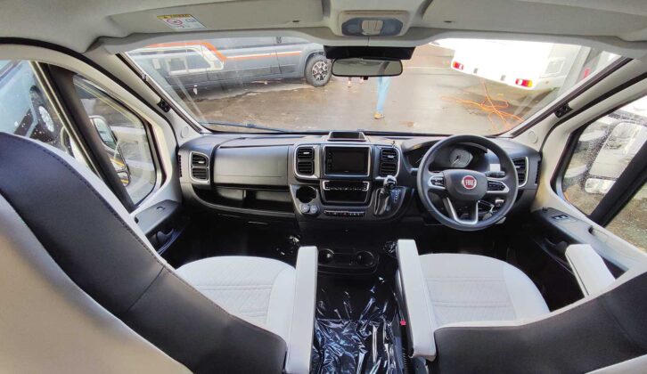 The standard Fiat Ducato cab