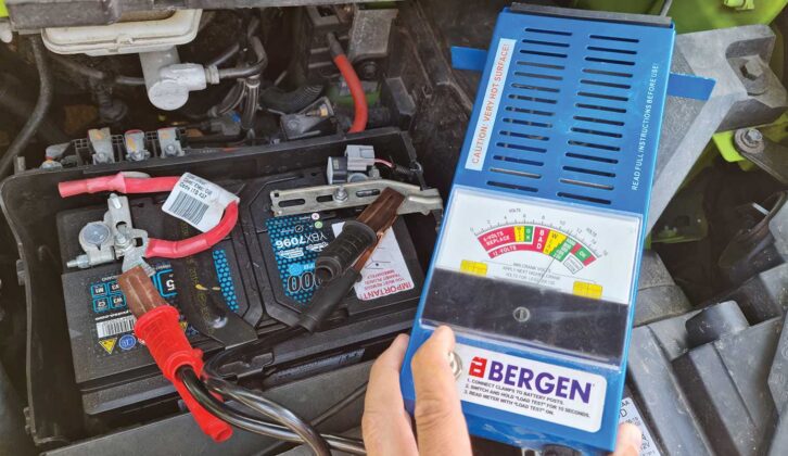 A battery drop tester