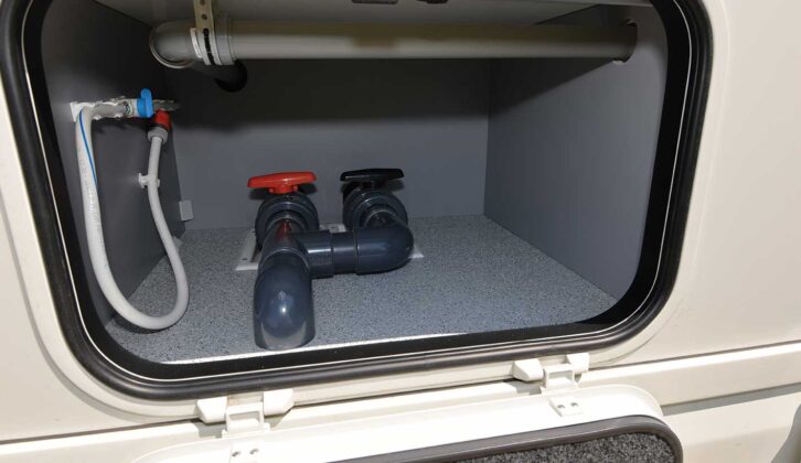 Inside of a locker