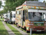 'Vans pitched up at the show