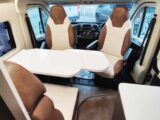 Cab seats swivelled round