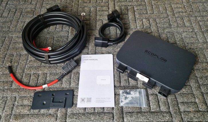 The Ecoflow Alternator Charger kit