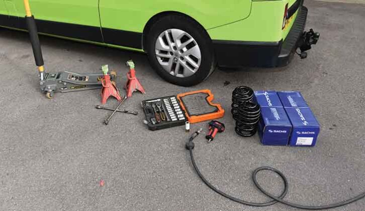 Maintenance work being carried out