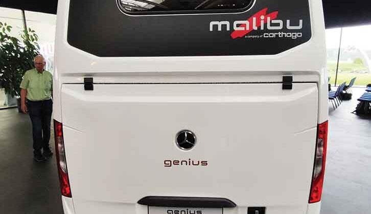 The rear of the Malibu