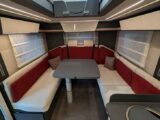 The rear lounge in the Laika Kosmo L105