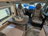 The lounge in the Hobby On Tour Van 640 ET