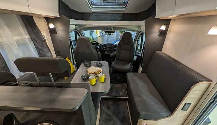 The interior of the Hobby Maxia T 740 WE