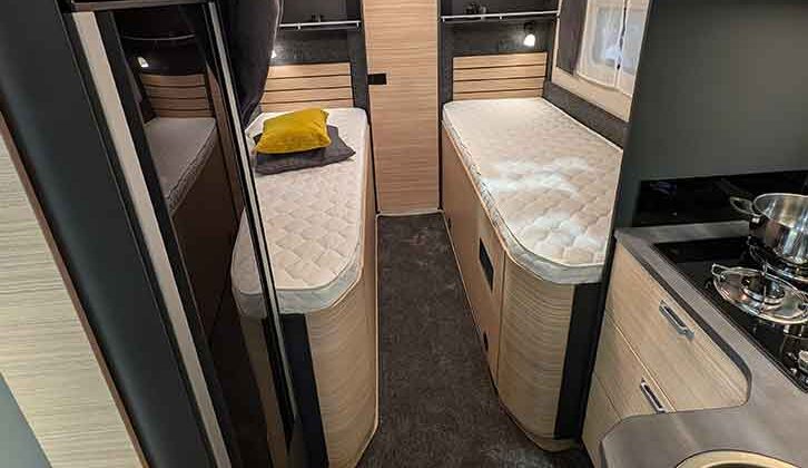 The beds in the Hobby Maxia T 740 WE