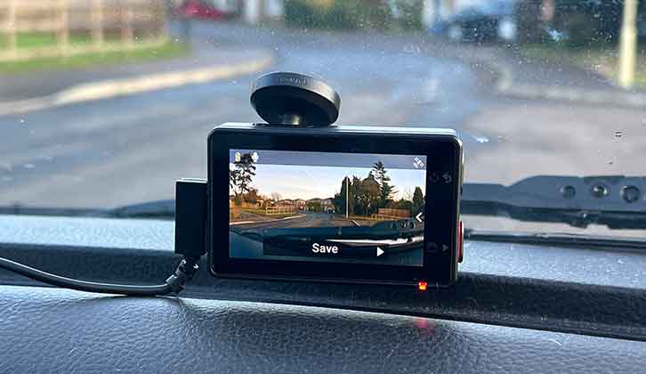 The Garmin X310 set up in the cab 