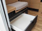 One of the bench drawers